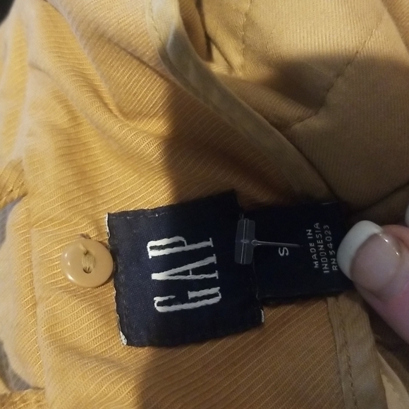 3/$25 Gap Size S Belted Corduroy Jacket - Picture 5 of 7